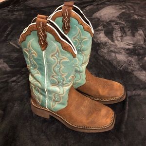 Justin Gypsy cowgirl boots size 7 Turquoise